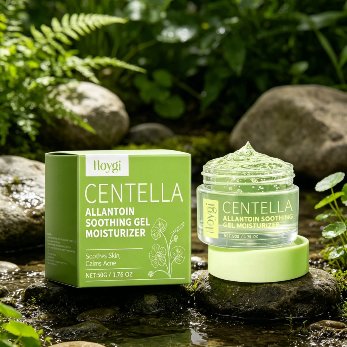 Hoygi Centella Soothing Gel Long Lasting Moisturizing Deep Nourishing Skin Calming Repair Damaged Skin Soothing Gel Moisturizer