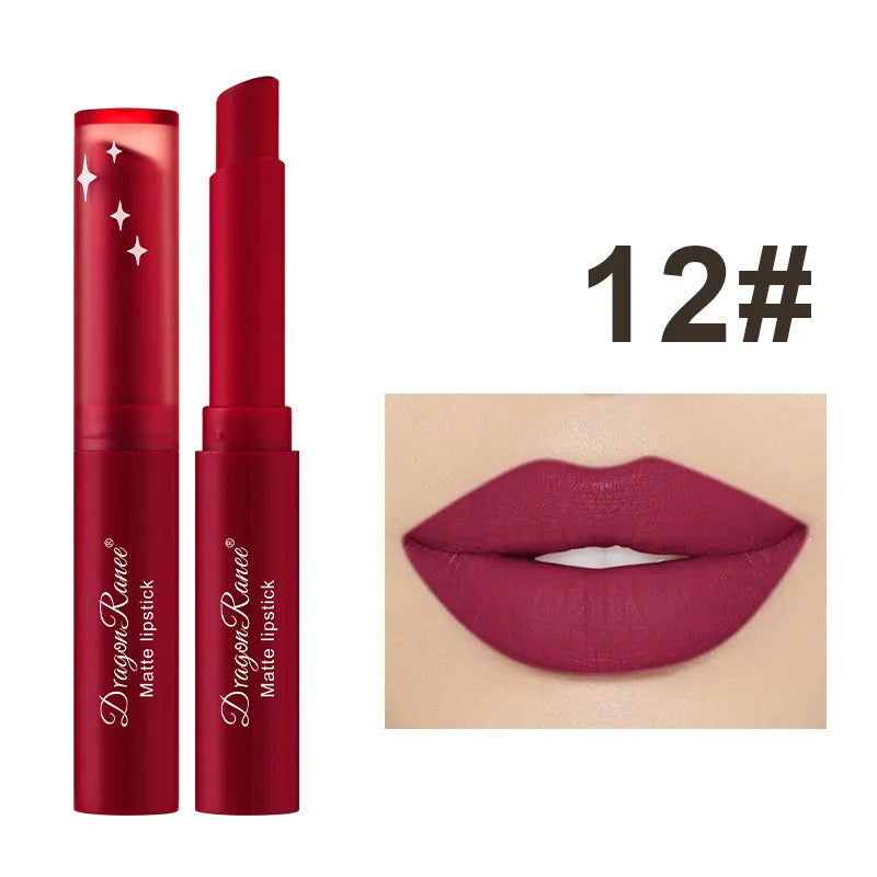 Matte Velvet Red Lipstick Lipliner Pen Makeup Waterproof Nude Lip Stain Tinit Long Lasting Lipstick Pen Cosmetics 12 Colors