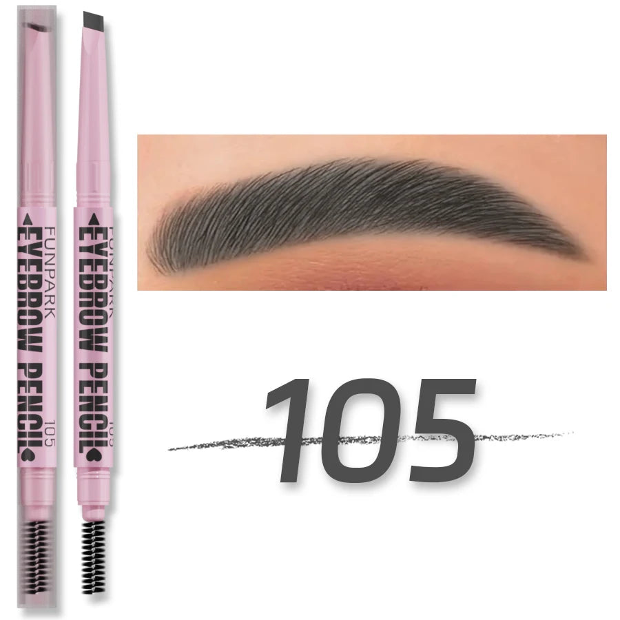 2 In1 Eyebrow Pencil Makeup For Women 5 Colors Waterproof Eyebrow Tattoo Brush Long Lasting Eyebrow Pen Professional Cosmetics