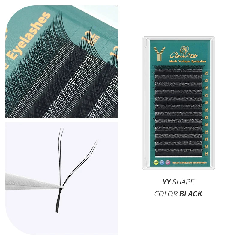GLAMLASH YY UYY U3DW U4DW U5DW C/D/M/L Eyelash Extension False Lash
