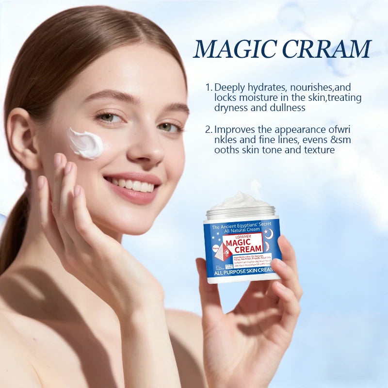 30g/60g/120g Brightening Facial Cream, Anti Aging Anti Sagging Cream, Gentle Nourishing Balance Skin Oil Skin Care