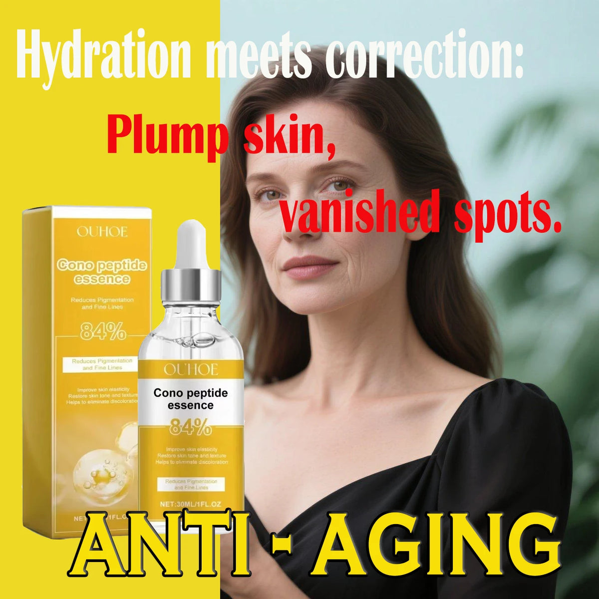 Anti Wrinkle Hyaluronic Acid Serum Lifting Firming Facial Skin Fine Lines Wrinkles Sagging Skin Deeply Moisturizing Anti Aging