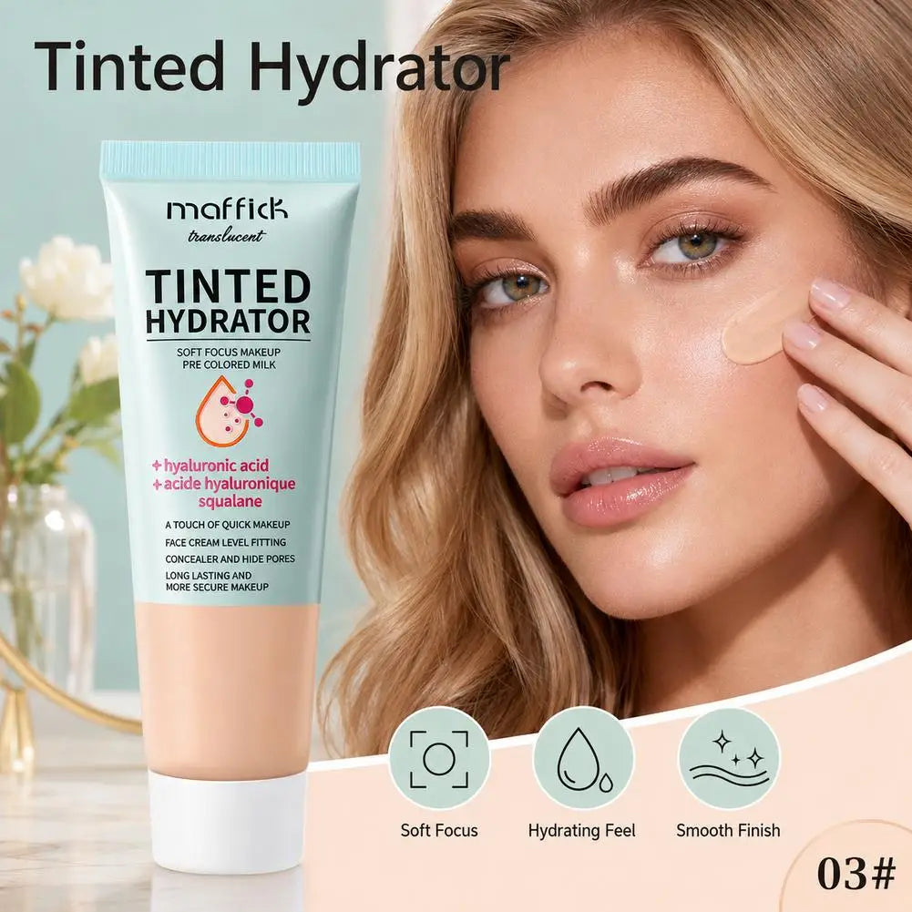 Tinted Hydrator Buildable Coverage Intense Moisturizing Even Skin Tone Semi-matte Finish Makeup Moisturizing Cream