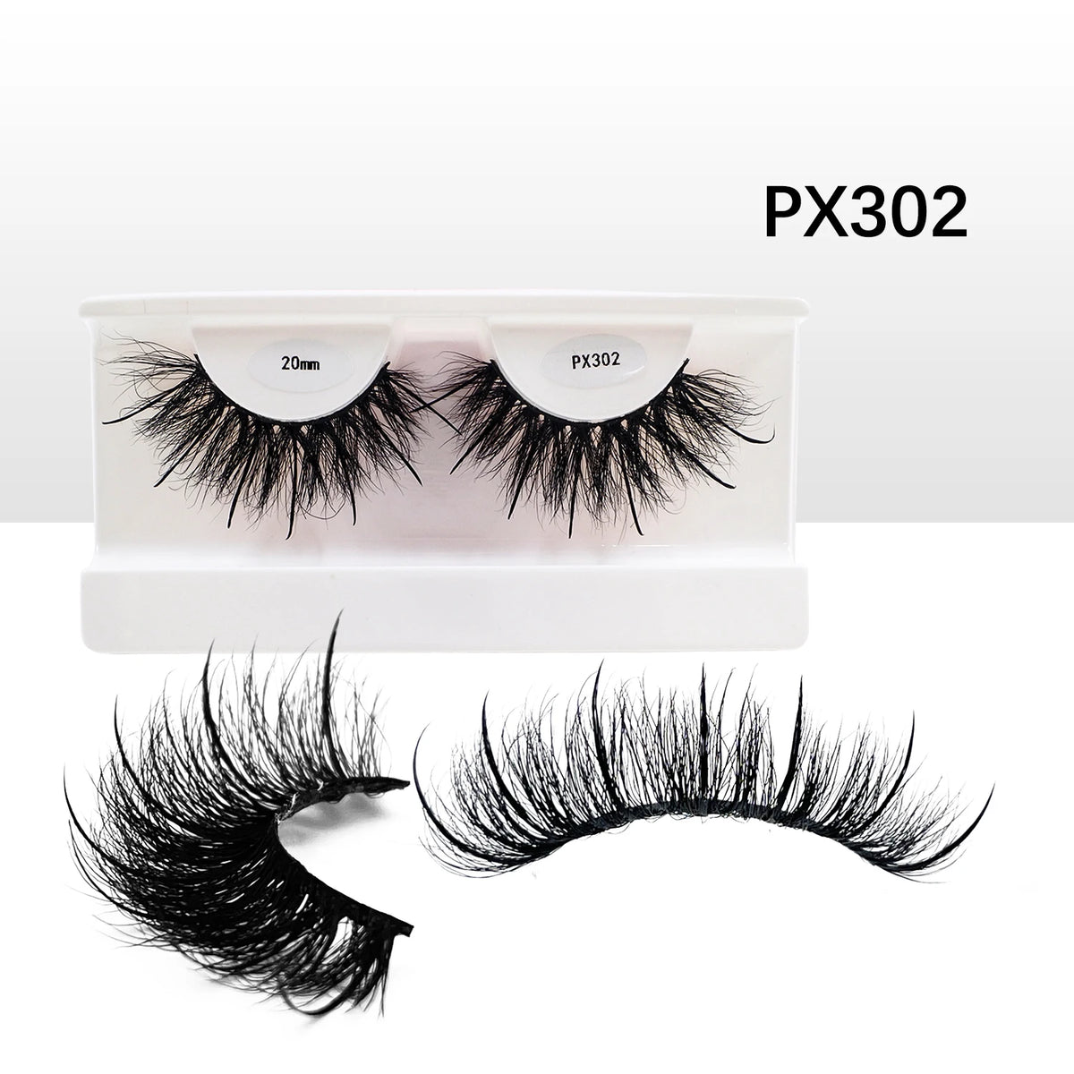 RED SIREN Full & Wispy Volume Mink Eyelashes Private Labels High Quality Eyelash Extension Effect Strip Lashes Mink Fluffy