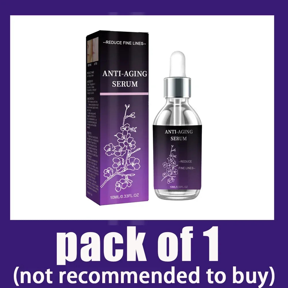 Premium Anti-Wrinkle Hyaluronic Acid Serum - Reduces Fine Lines Deep Hydration Firms Skin Fast Absorption Non-Greasy