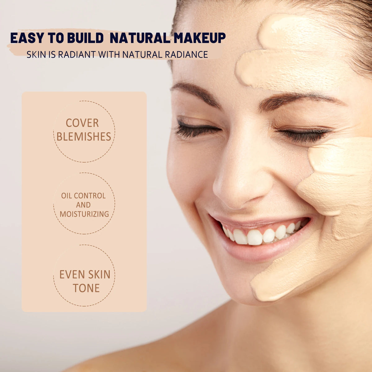 Barrier Support CC Cream SPF 50 Broad Spectrum Skin Brightening Makeup Primer Redness Control Base Long-lasting Face Makeup