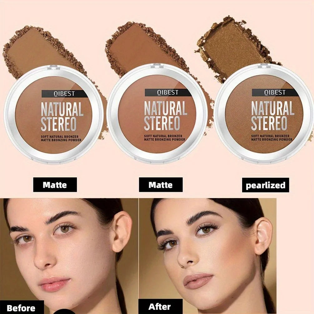 Matte Contouring Powder Nose Side Shadow Powder Face Highlighter Bronzers Contour Makeup Palette Illuminator Make-up Cosmetics
