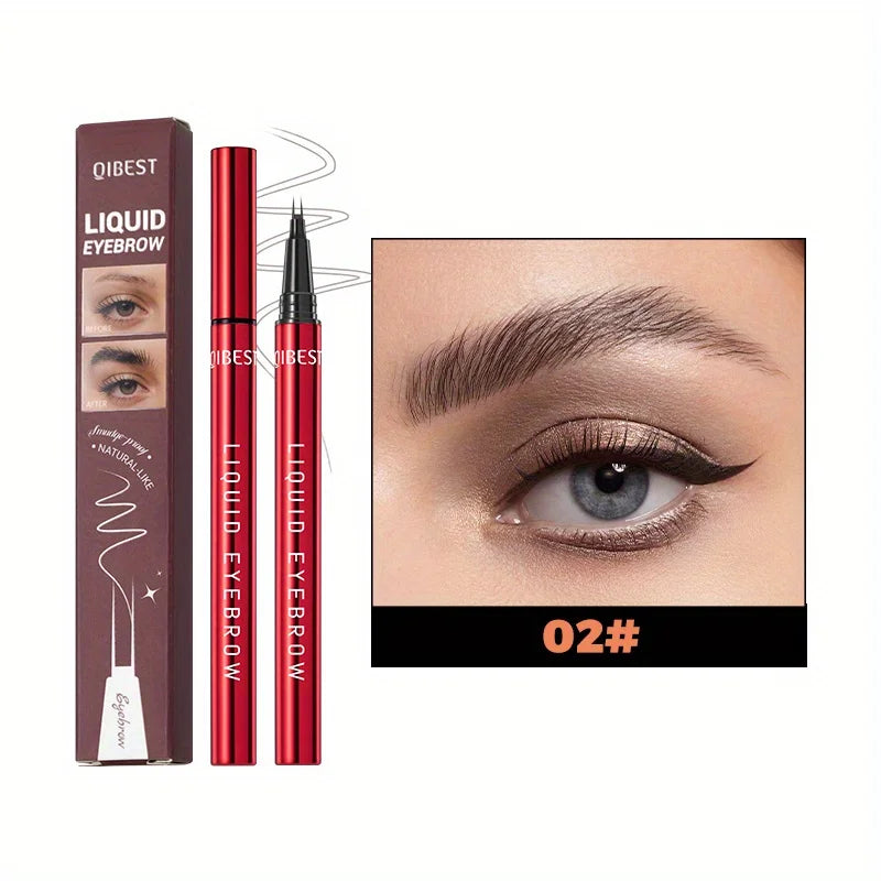 Eyebrow pencil waterproof and oil-proof, not easy to smudge, dark brown, light brown, with distinct roots