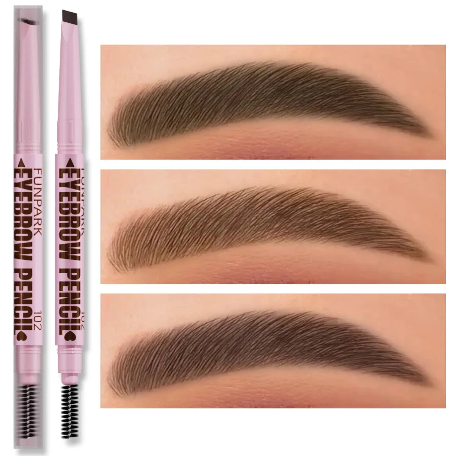 2 In1 Eyebrow Pencil Makeup For Women 5 Colors Waterproof Eyebrow Tattoo Brush Long Lasting Eyebrow Pen Professional Cosmetics