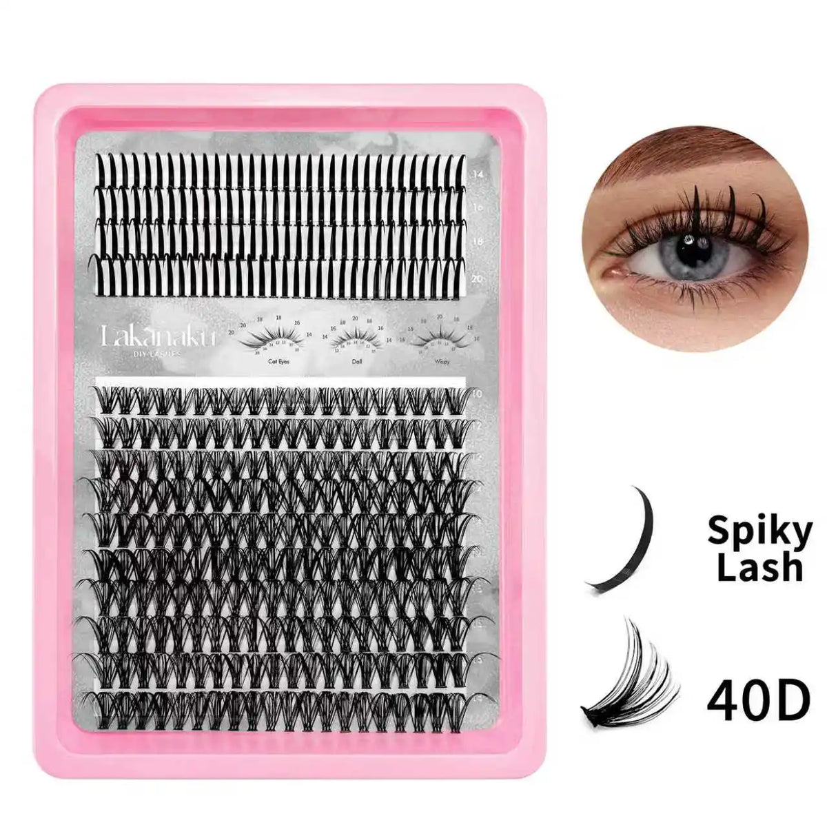 Wispy Clusters Manga DIY Lashes Book Fluffy Clusters Volume Eyelash Extensions Individual Eyelashes Wholesale