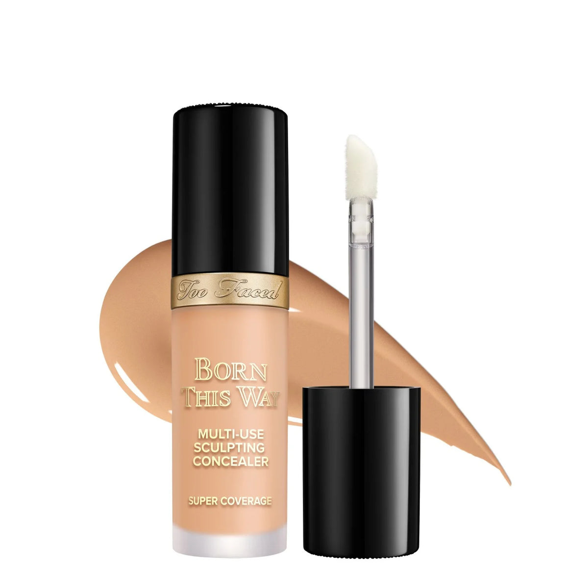 Too Faced Makeup Born This Way Super Coverage Multi-Use Concealer with Hyaluronic Acid Retouches Wide Range Of Flawless Shades
