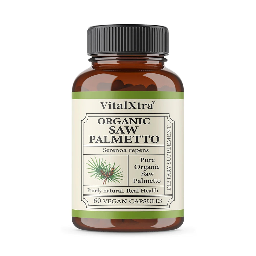 Saw Palmetto Extract Capsules 1000mg, Prostate & Urinary Tract Health, Support Men’s Hormone Balance, Reduce Hair Thinning Loss
